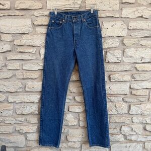 Levi's 505 Made in the USA Blue Straight Jeans 1990s 28 X 32 Medium Wash